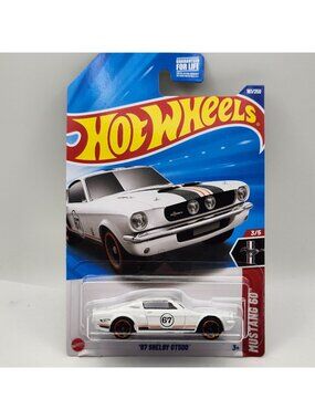 Hot Wheels Mustang 67 Shelby GT500 White 60th Anniversary 3/5 161/250